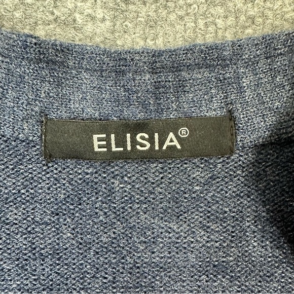Elisia  Dress Sweater Sz S Long Slits Knit NWT - Picture 12 of 14